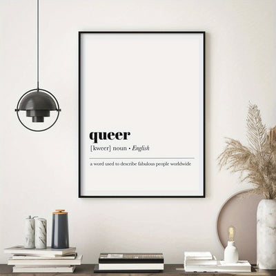 Affiche LGBTQIA Queer