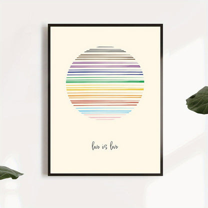 Affiche LGBT — Sunset Love is Love