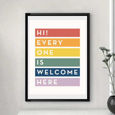 Affiche LGBT Welcome