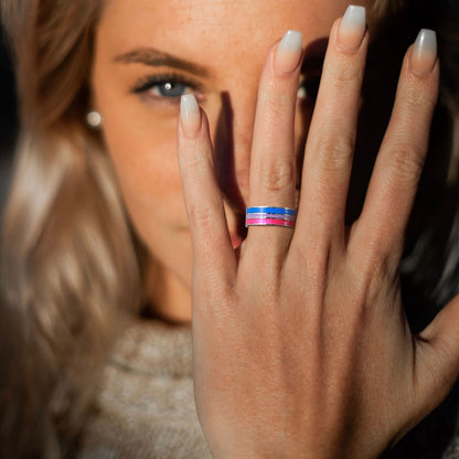 Bague LGBT Bisexuel Femme
