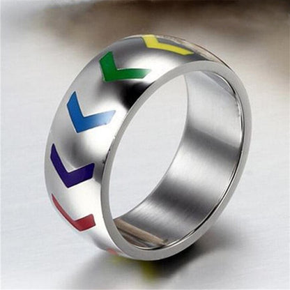 Bague LGBTQIA Flèches