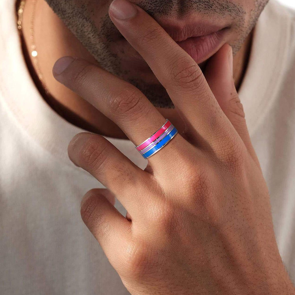 Bague LGBT Bisexuel Homme