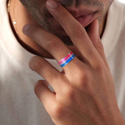 Bague LGBT Bisexuel Homme