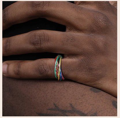 Bague LGBT — Spirale
