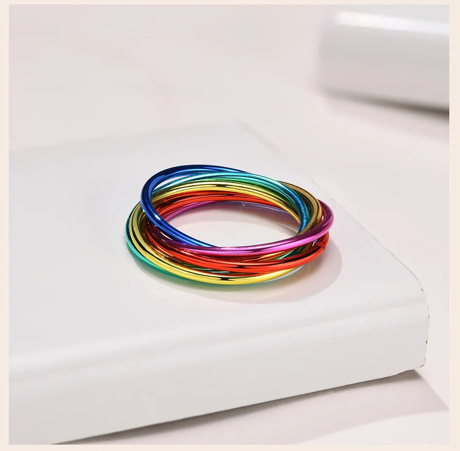 Bague LGBT — Spirale