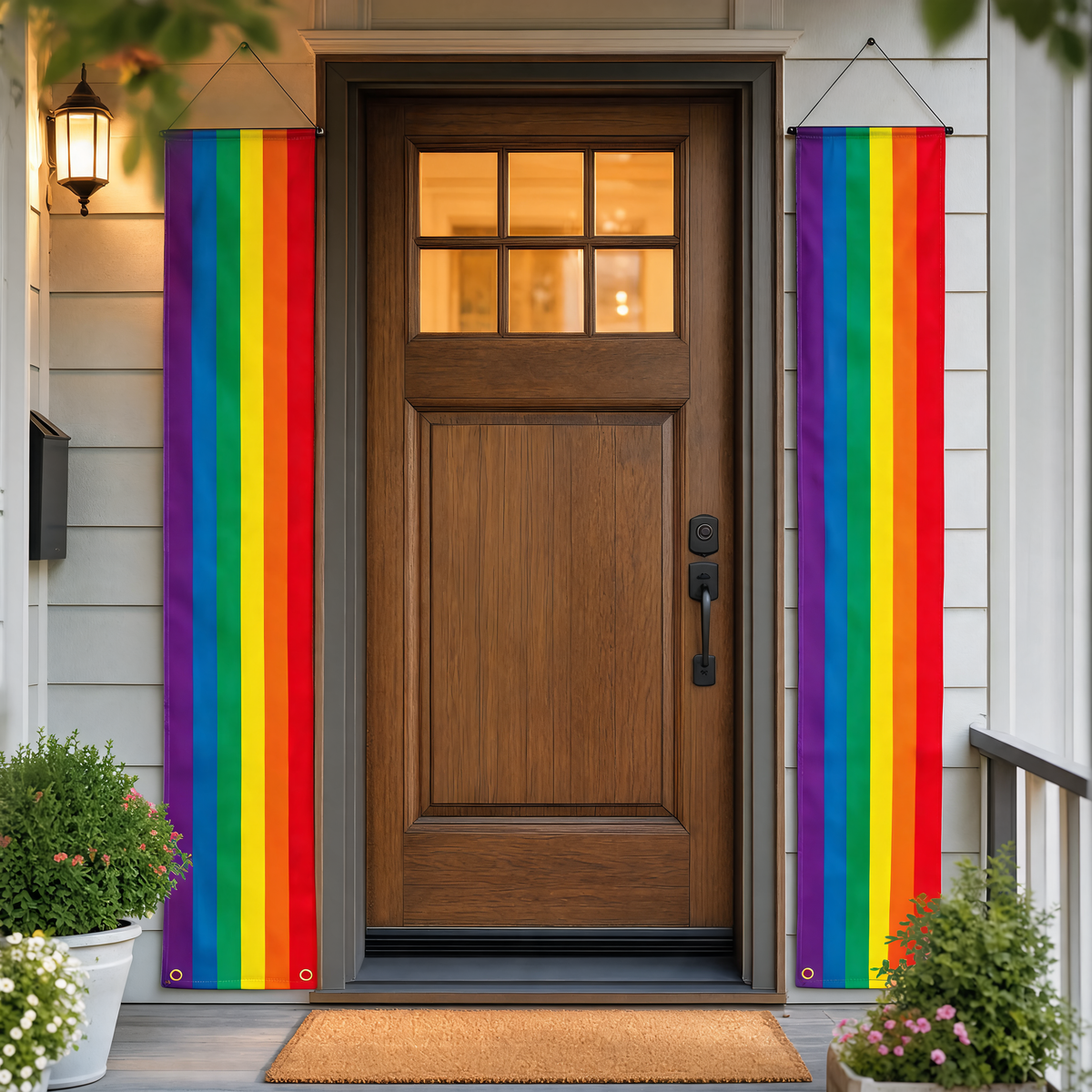 Bannière Arc-en-ciel Décoration LGBT Maison