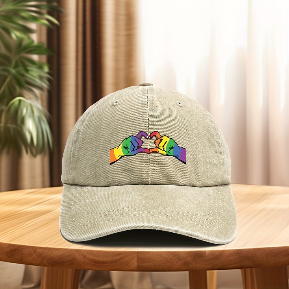 Casquette LGBT Coeur Mains Doigts