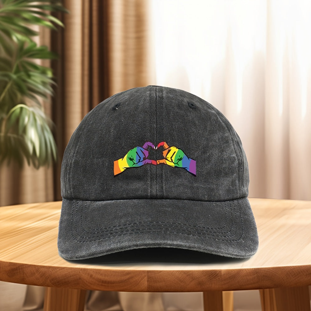 Casquette LGBT Coeur Main