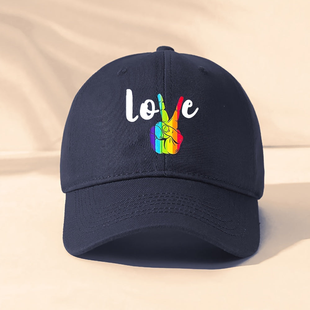 Casquette LGBT Love Bleu