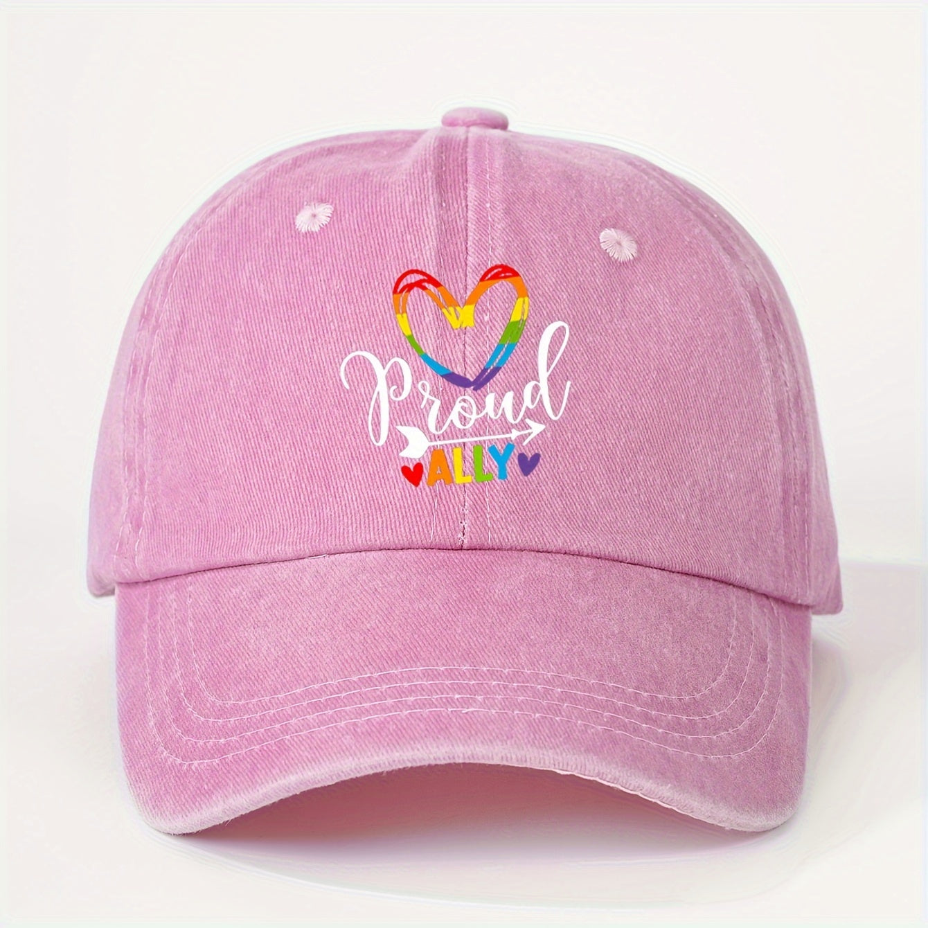 Casquette Rose LGBT Proud Ally