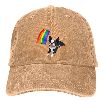 Casquette Chien Drapeau LGBT