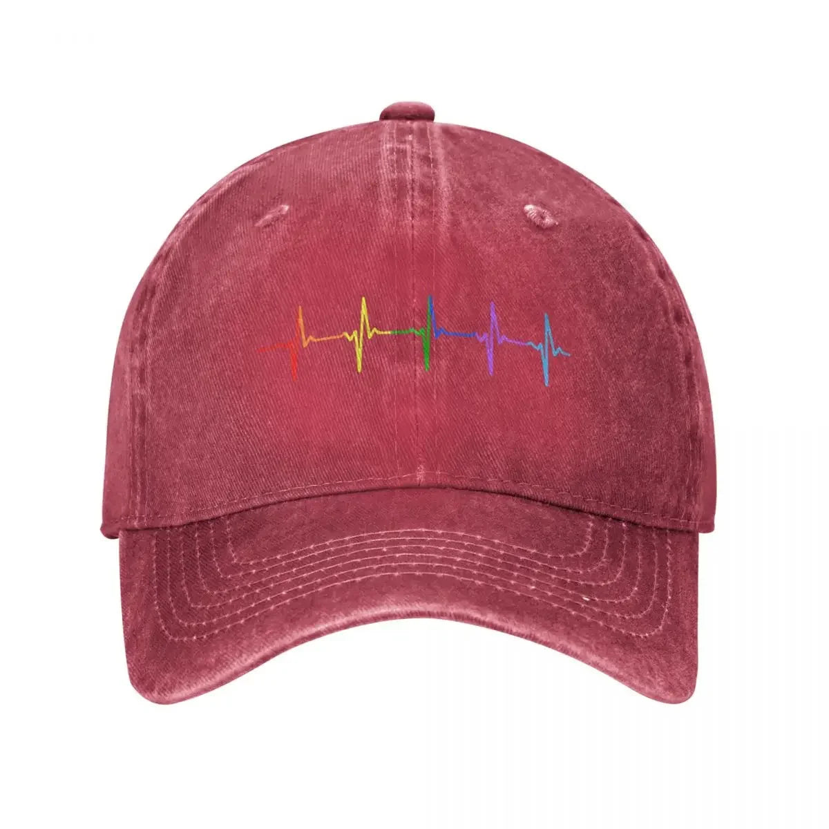 Casquette Rouge LGBT Battement Coeur