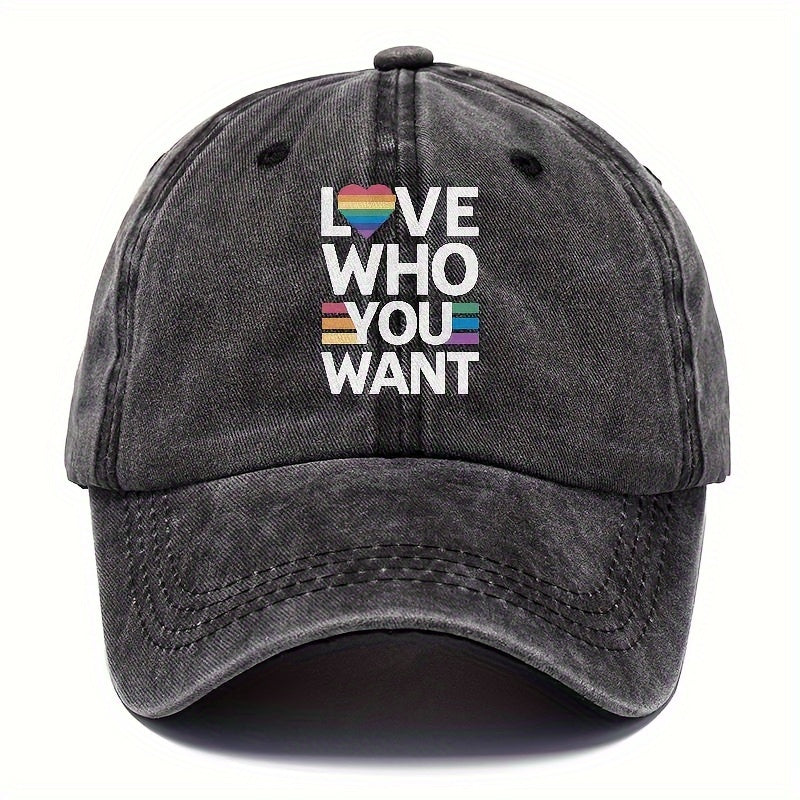 Casquette LGBT Love Who You Want
