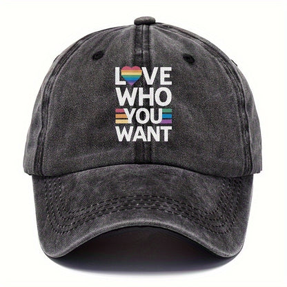 Casquette LGBT Love Who You Want