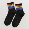 Chaussettes LGBT Rayures Noir