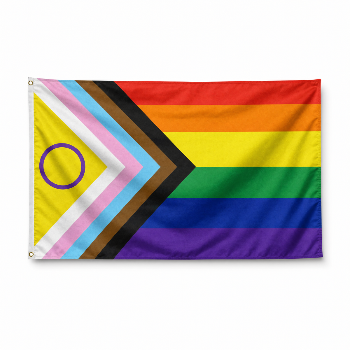 Drapeau LGBT Progress Pride Intersexe