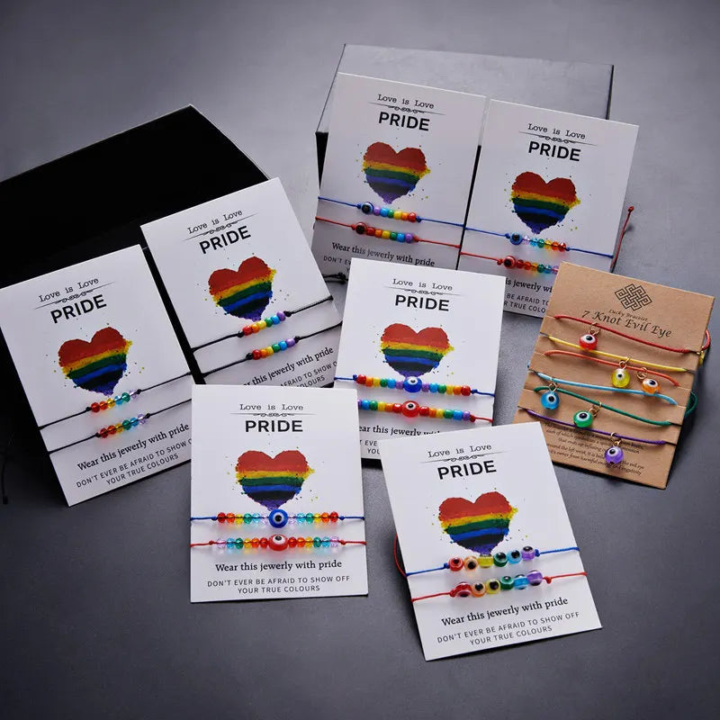 Bracelet Couple LGBT — Œil-de-Turc
