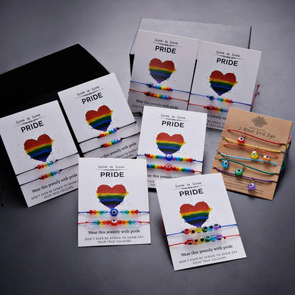 Bracelet Couple LGBT — Œil-de-Turc