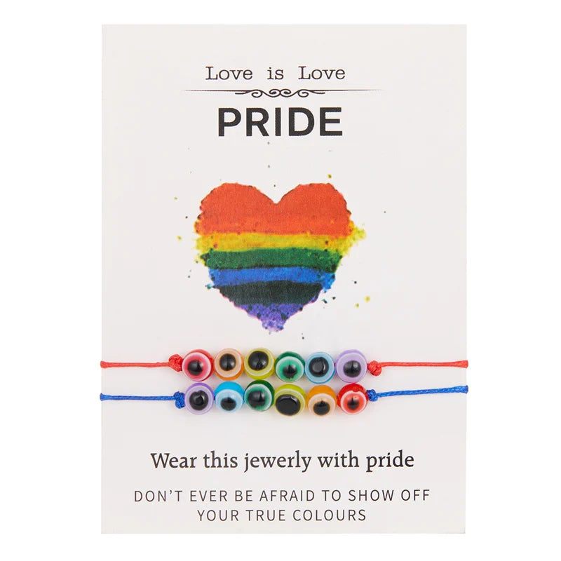 Bracelet Couple LGBT — Œil-de-Turc