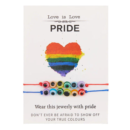 Bracelet Couple LGBT — Œil-de-Turc