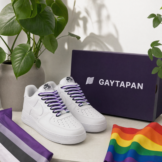 Lacets Asexuel LGBT Chaussures