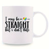 Mug Blanc LGBT Straight Don't Hate