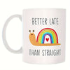 Mug LGBT Escargot Arc-En-Ciel