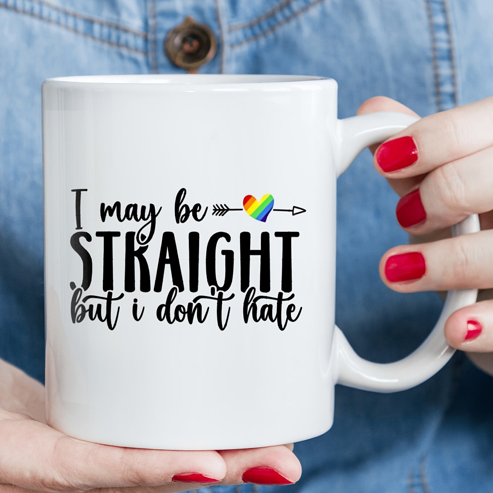 Mug LGBT <br/> Straight don't hate