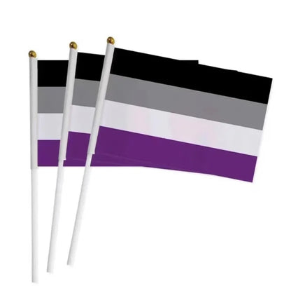 Petits Drapeaux LGBT Asexuel