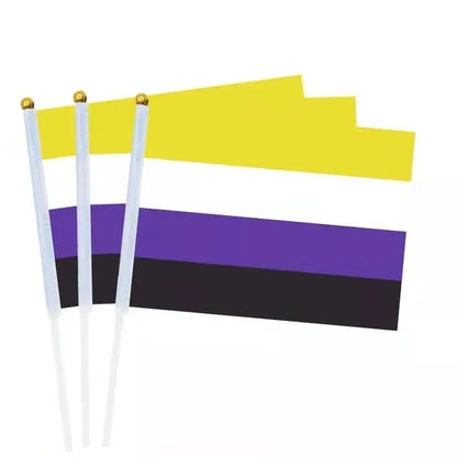 Petits Drapeaux LGBT Non-Binaire