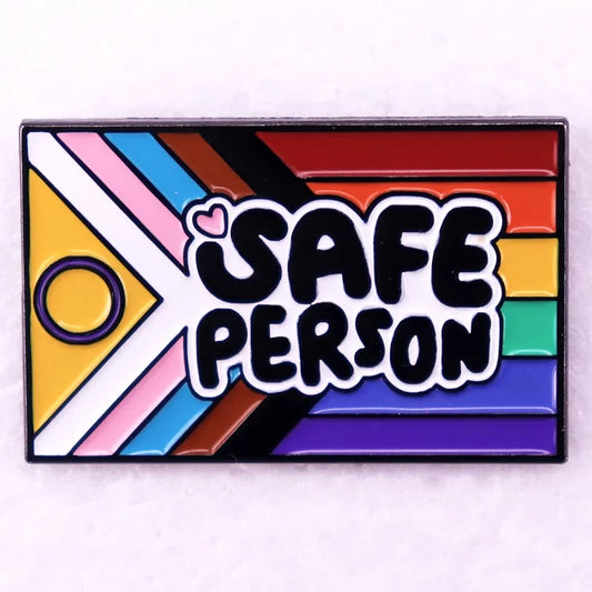 Pins LGBTQIA+ Safe Person