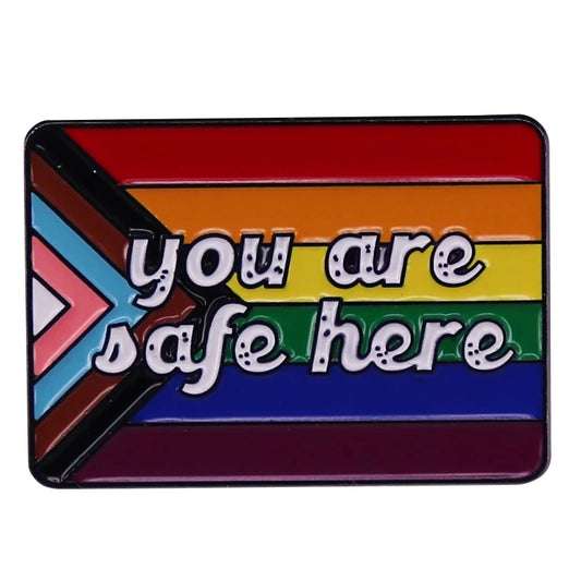 Pins LGBT You Are Safe Here