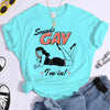 T-shirt Turquoise Sounds Gay Pin-Up