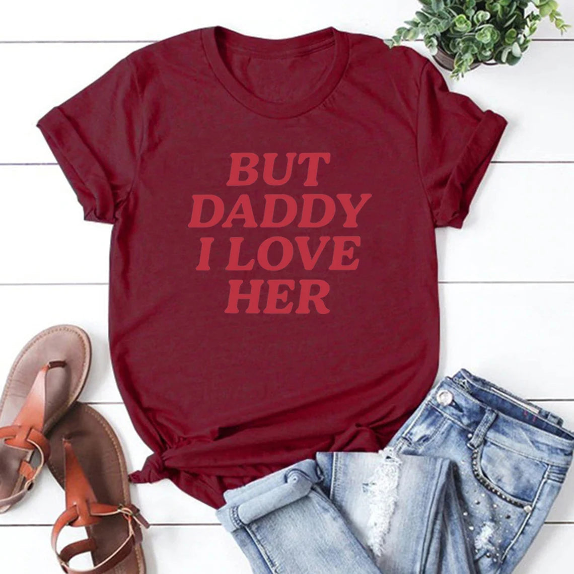 T-shirt Lesbien — But Daddy I Love Her