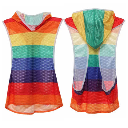 Débardeur LGBT à Capuche — Arc-en-ciel