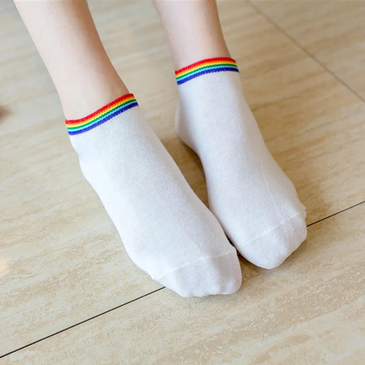 Socquettes LGBT Chaussettes Blanc