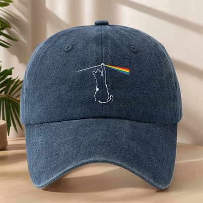 Casquette LGBT Chat Arc-en-ciel