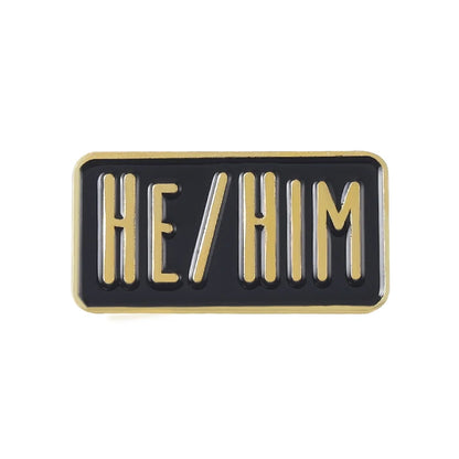 Pins Pronoms — He/Him