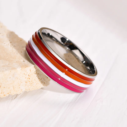 Bague LGBT — Lesbienne