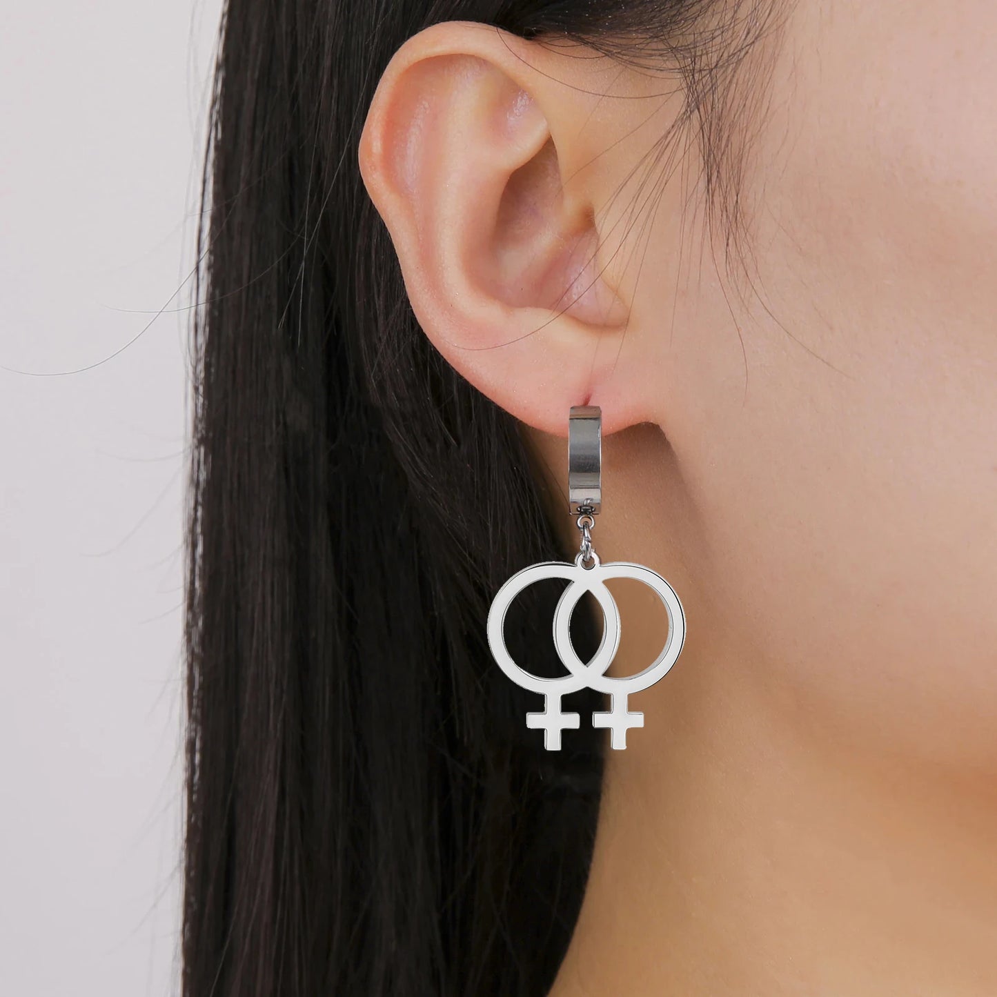 Boucles d'oreilles Lesbiennes — Double Vénus