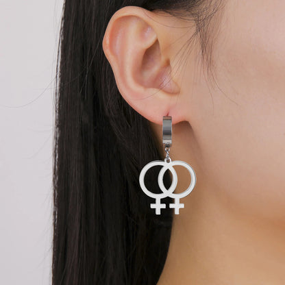 Boucles d'oreilles Lesbiennes — Double Vénus