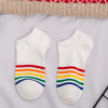 Chaussettes Courtes LGBT Blanc