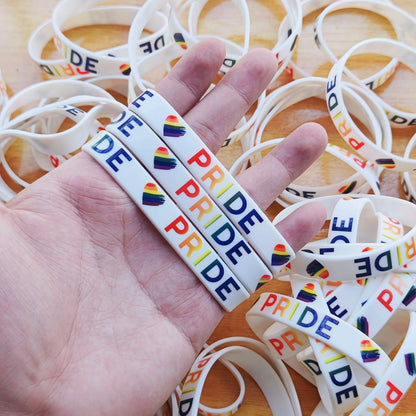Bracelets Silicone LGBT — Lot de 20