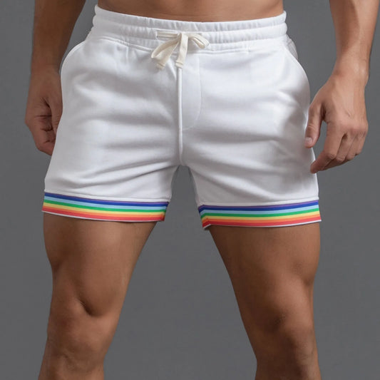 Short Arc-En-Ciel Blanc