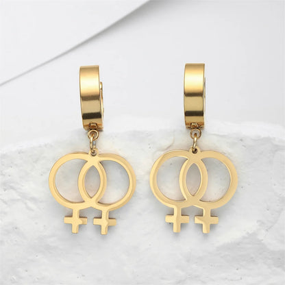 Boucles d'oreilles Lesbiennes — Double Vénus