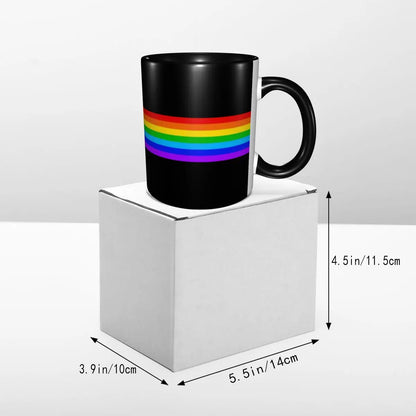 Mug LGBT et sa boîte d'expédition