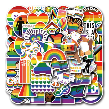 Autocollants LGBT — 110 stickers waterproof