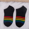 Chaussettes Courtes LGBT Noir