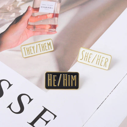 Pins Pronoms — They/Them
