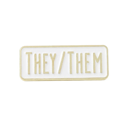 Pins Pronoms — They/Them